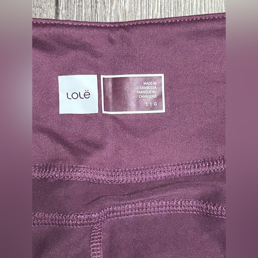 Lolë woman’s purple athletic jogging pants size L - Picture 7 of 8